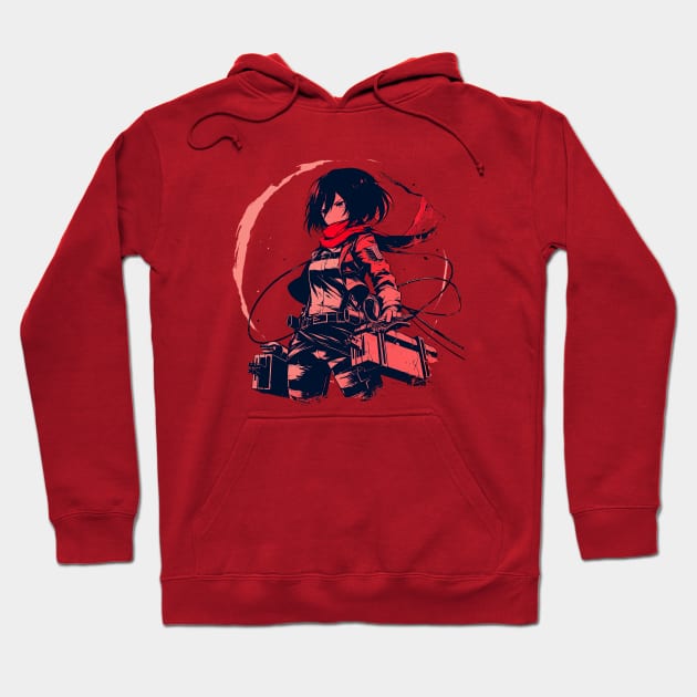 mikasa Hoodie by StevenBag